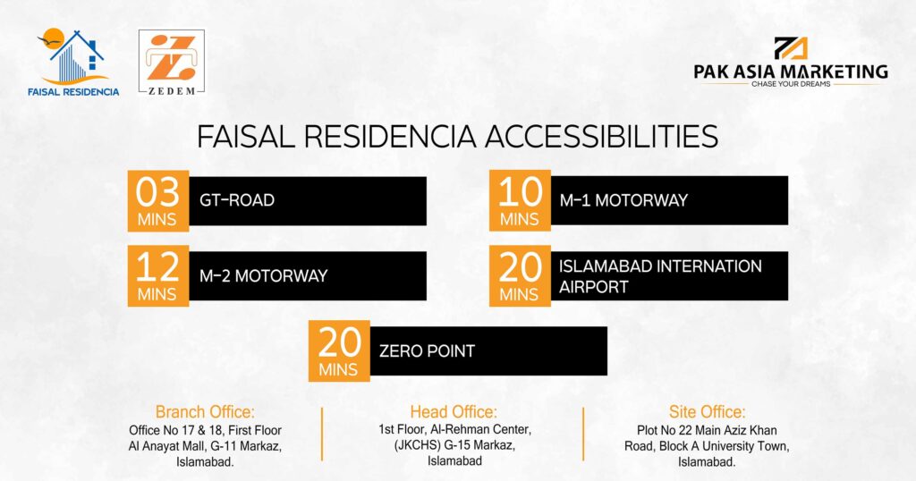 FAISAL RESIDENCIA ACCESSIBILITIES