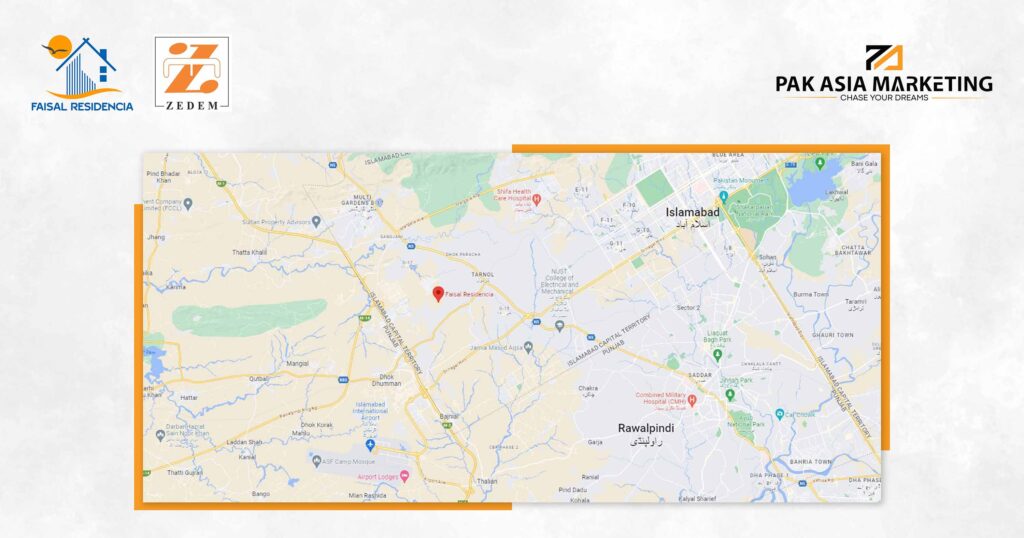 FAISAL RESIDENCIA LOCATION MAP