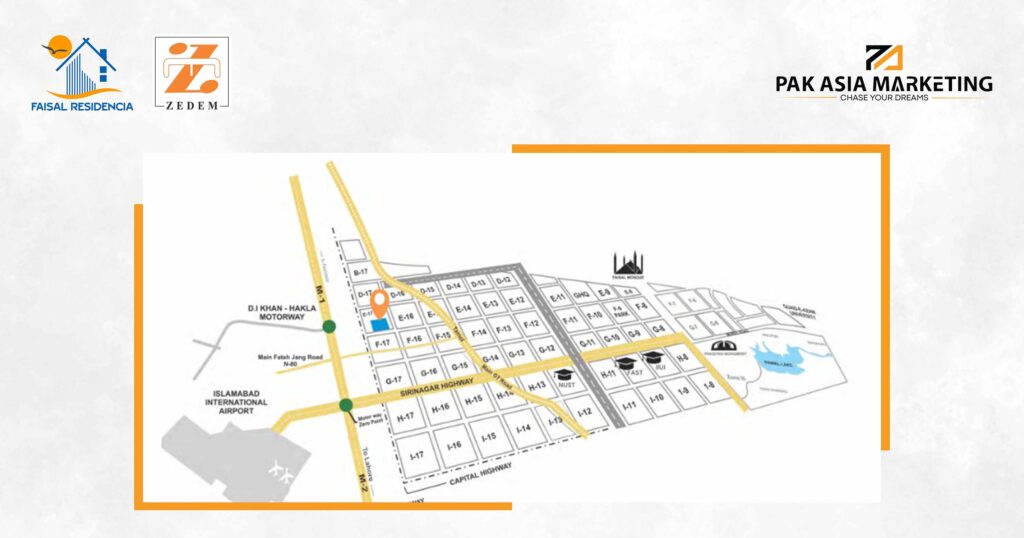 FAISAL RESIDENCIA LOCATION MAP