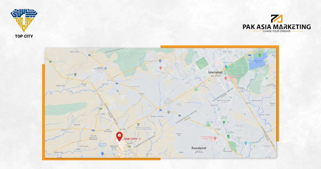 TOP CITY GOOGLE LOCATION MAP